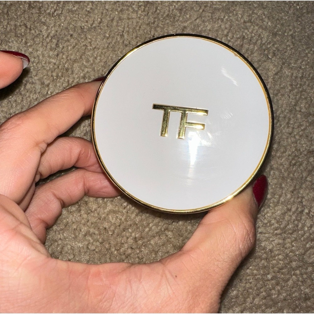 White TOM FORD Compact Mirror Case